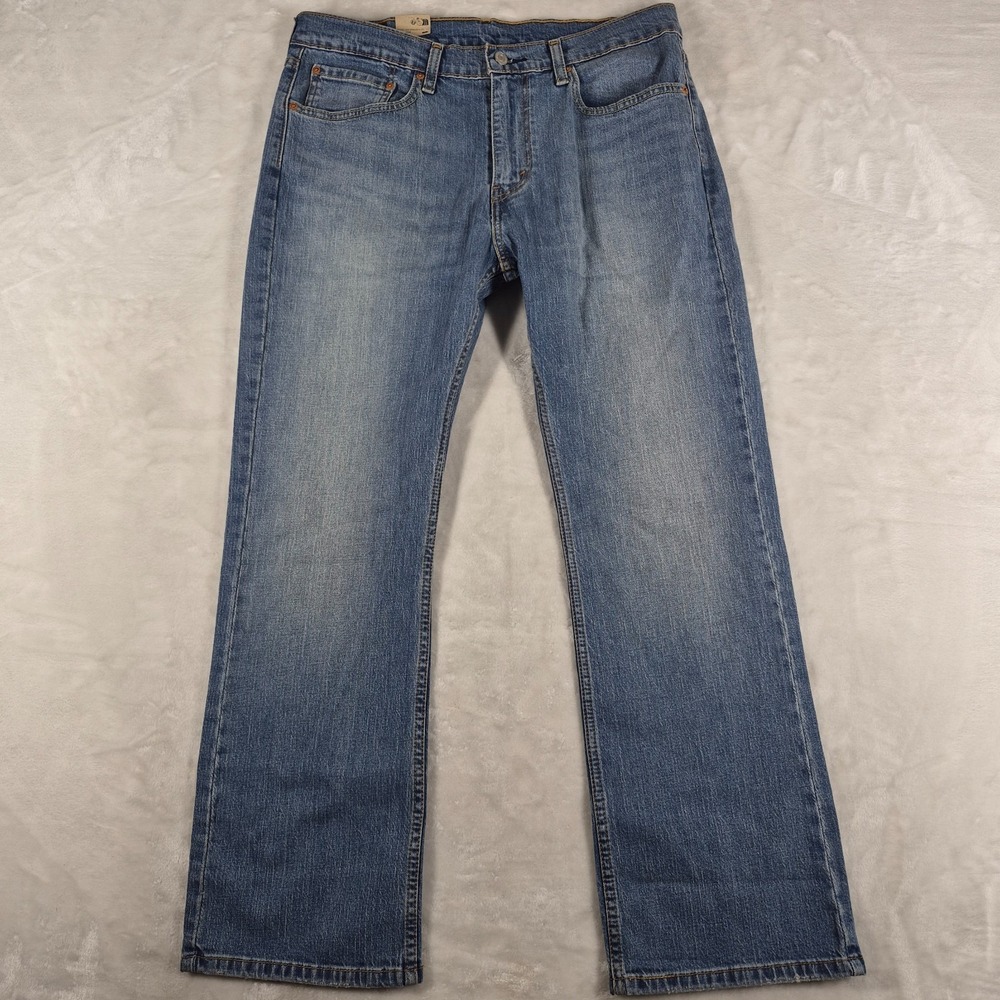 Levi's 527 Bootcut Jeans Men's 34x30 Blue Denim Western Cowboy Pants Casual NWT